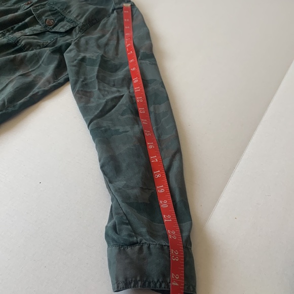 TRIBAL JEANS  Women Long Sleeve Button-Down  Camo Shirt Size Large - Picture 9 of 12